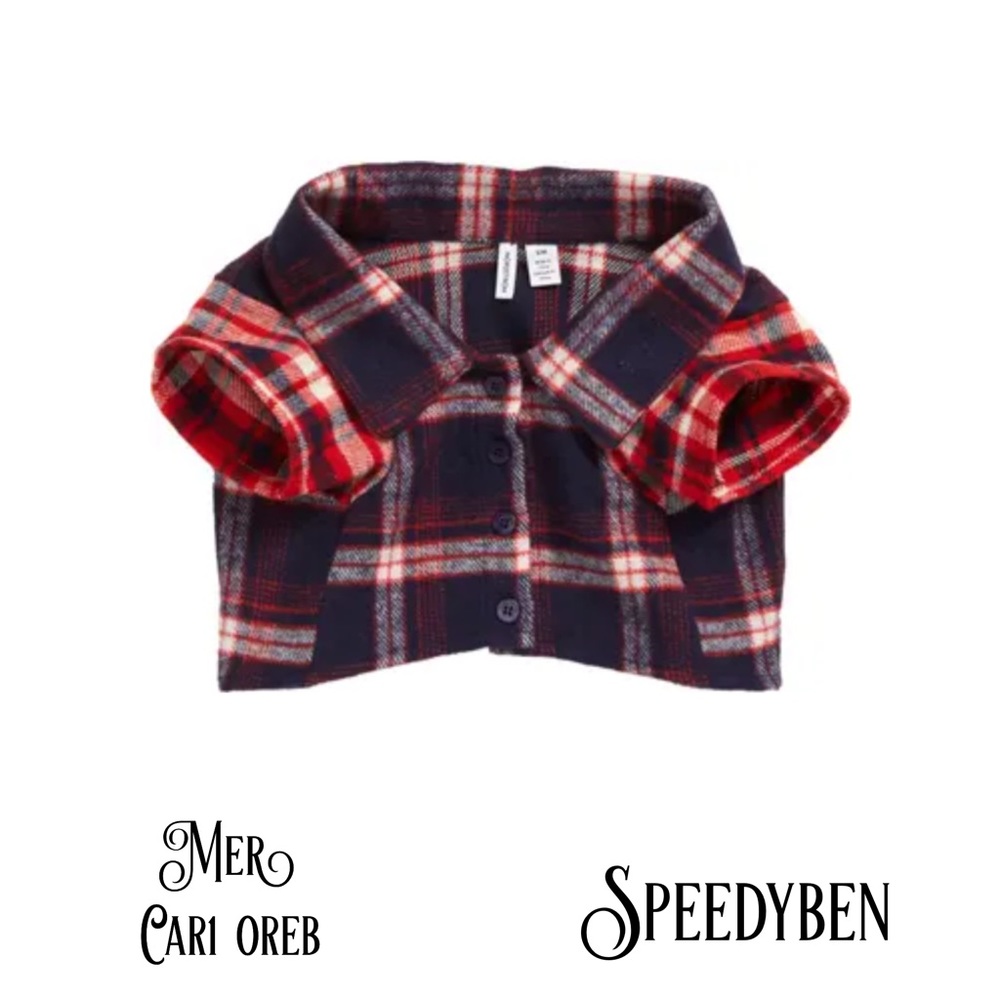 Pet Flannel Pajama Shirt